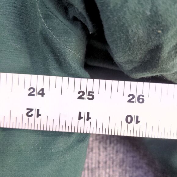 Eddie Bauer Men's Gore-Tex Goose Down Hooded Jacket Green Medium Ridge Line VTG - Picture 16 of 16